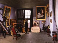 Frederic Bazille Bazille's Studio 9 rue de la Condamine oil painting picture